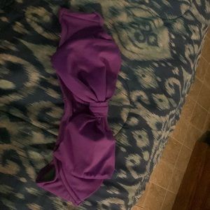 Bow style strapless bikini top